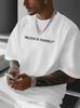 Unisex Unisex Tshirt Believe In Yourself Slogan Graphic Tee Short Sleeve Cotton Streetwear Minimalist Casual Oversized Tops
