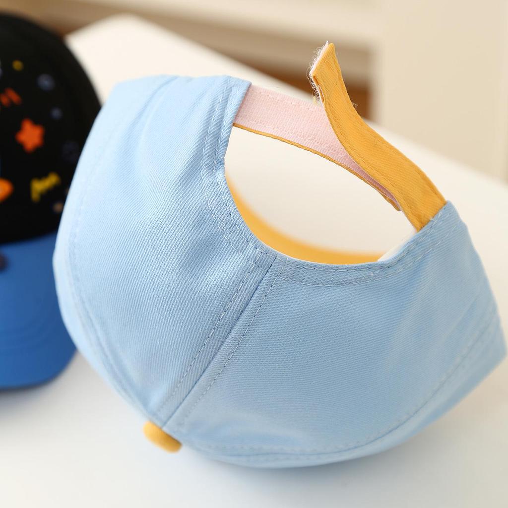 Korean-Style Kids' Cute Cartoon Spaceship Baseball Cap with Sun Protection