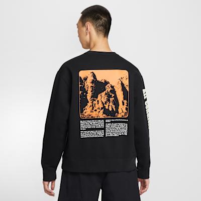Nike ACG Sweatshirts Men s Black Crew Neck Moderate XL