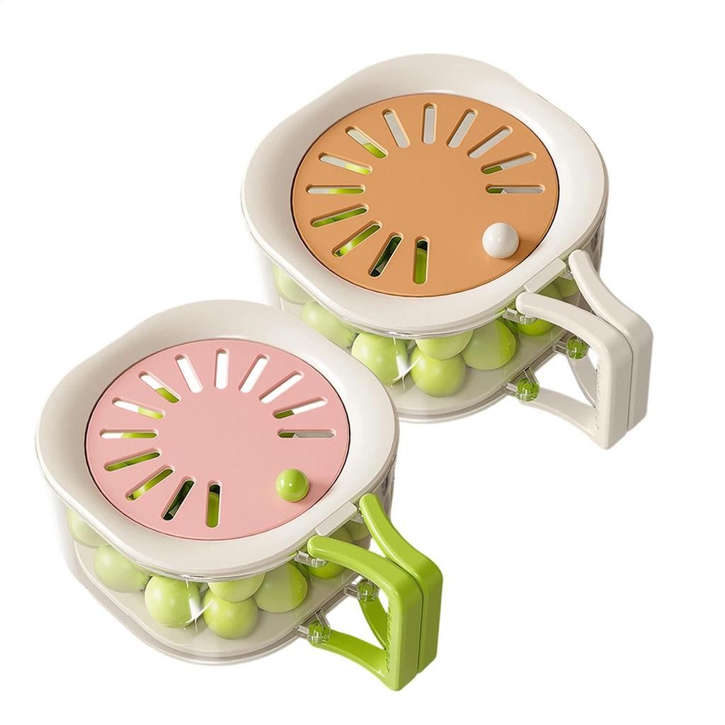 Fruit Washing Bowl Drain Basket Fruit Drainer Container with Foldable Handle Food Strainer Thickened Fruit Plate  Strainer Bowl