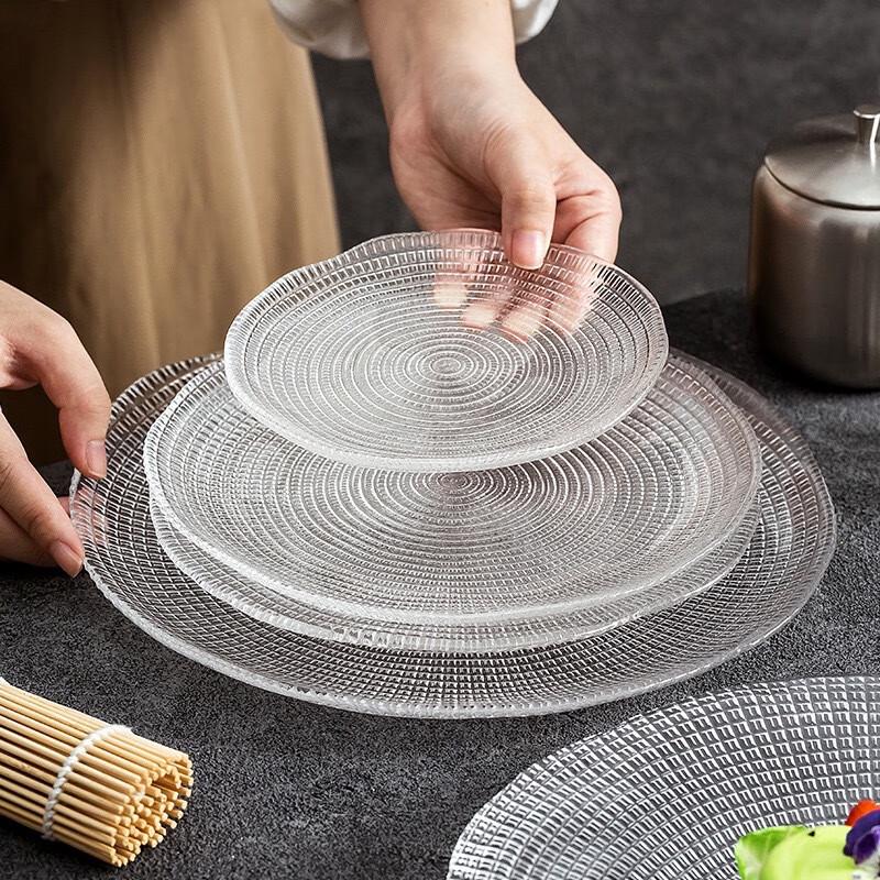 LISM Glass Fruit & Salad Plate Set