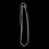 LED Light-Up Tie, Glowing Tie, Luminous LED Tie, Adjustable Flashing LED Light-Up Tie, Man Light-Up Funny Tie, Novelty Tie (White)