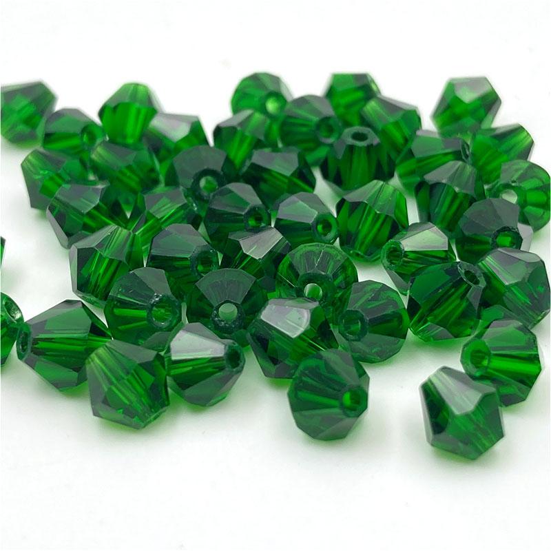 Faceted Austria 3 4 6mm Bicone Crystal Beads Spacer Glass Beads for Bracelet Necklace DIY Jewelry Making