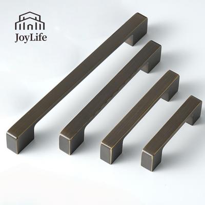 Solid Brass Cabinet Handles Nordic Gold Drawer Pulls for Hotel Dresser Wardrobe Kitchen Luxury Finish