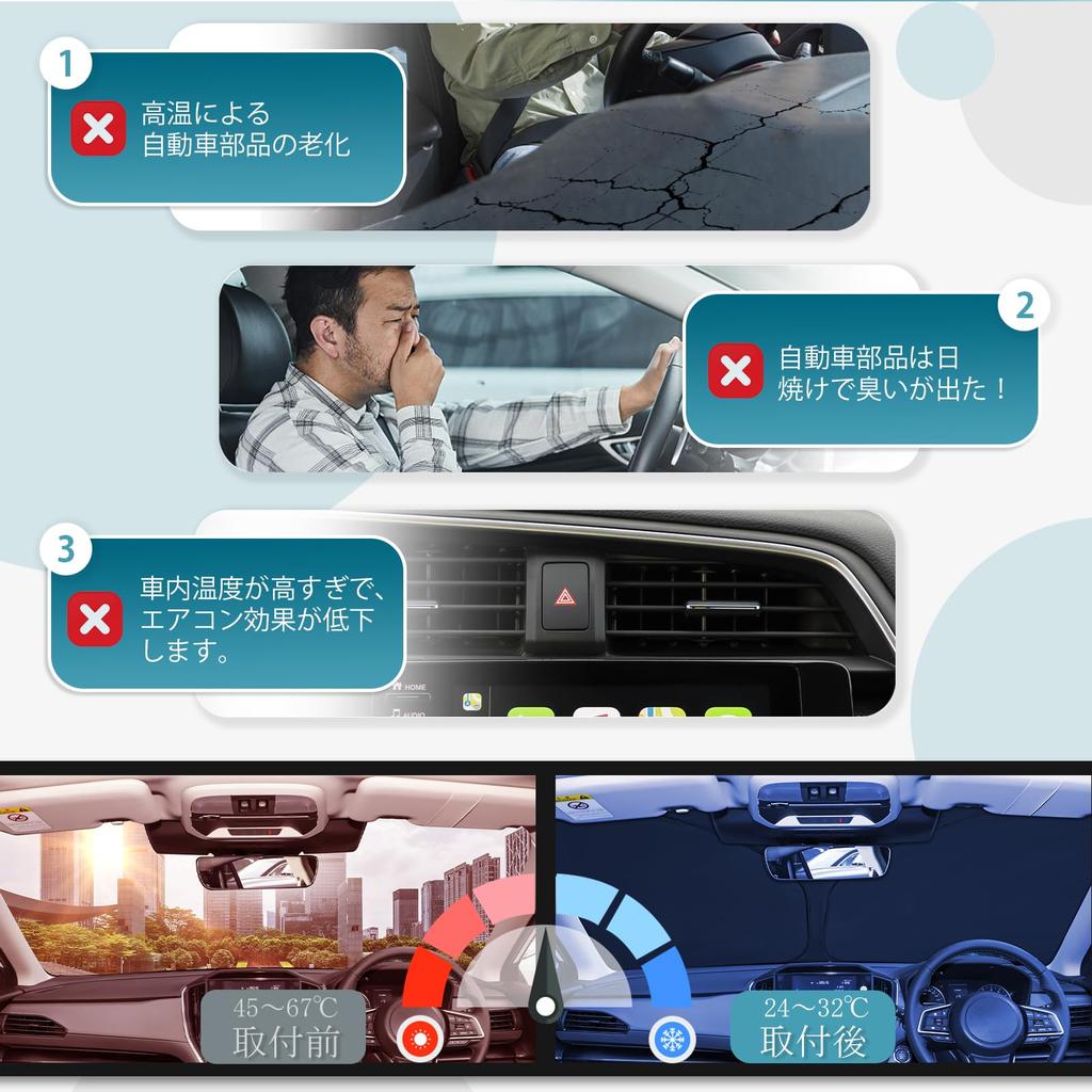 CDEFG 2017 Subaru XV Crosstrek 3rd Generation Sun Shade SUBARU GT Series GT3/GT7/GTE Type