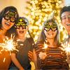 2027 Happy  Year Party Paper Glasses 8Pcs Black Gold Glitter For  Years Eve Gatherings Po Booth Props