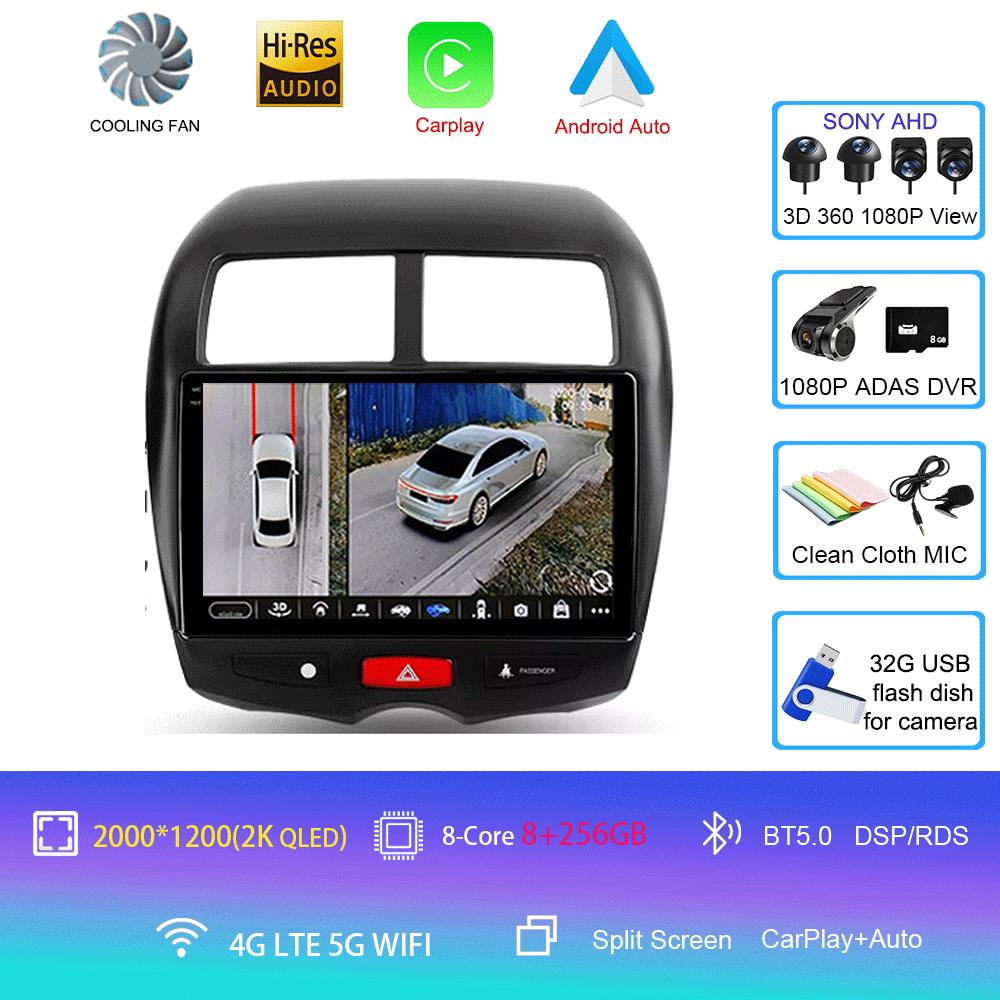 Android 14 Car Radio For Mitsubishi ASX 1 2010 - 2016 Multimedia Video Player Navigation Stereo GPS No 2din 2 Din Dvd