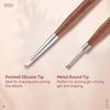 Nail Art Brushes Double Headed Nails Art Pen Multifunctional Gel Nail Polish Pens Nail Art Tools for Nail Glue Adjustment Nail Dotting Tool