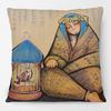The Middle East Traditional Folk Culture Teapot By The Traditional Heater Cushion Cover Domes Mosque Art Print Pillow Case