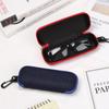 Hard Sunglasses Box Denim Fabric Glasses Box Spectacle Case Eyewear Protector Zipper Eyeglasses Case