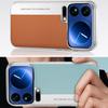 Plain Leather Classic Color-blocked Alloy Lens Heightened Case For Xiaomi 17 Pro Max Mi 17 15 Ultra 15 Pro 14 13 12s Ultra Cover