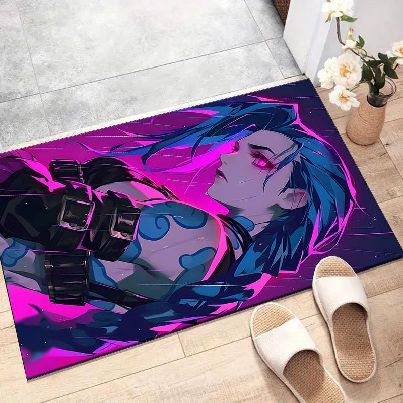 Game Lol Printed Area Rug Carpet for Bedroom Living Room Home Decor Rugs Mat Non Slip Mat Rug for Bedside