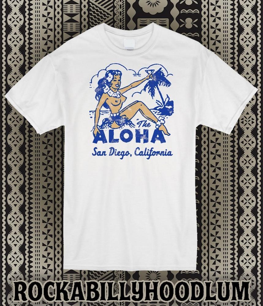 

Retro Tiki T Shirt 100% Cotton Bar Mug Restaurant The Aloha San Diego 3XL