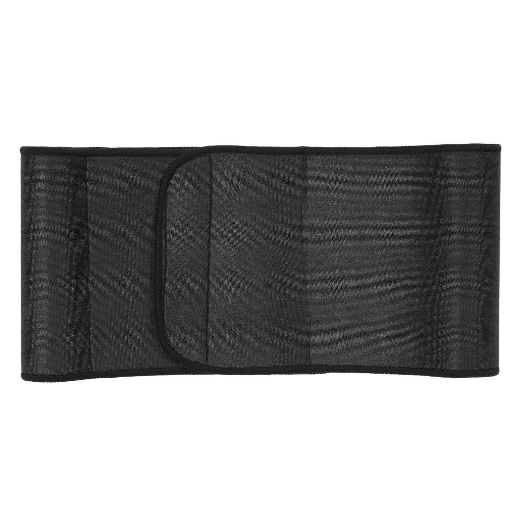 Breathable Waist Trimmer Wrap Adjustable Abdominal Waist Trainer Waist Support WrapBlack