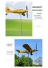 Pastoral Courtyard Windmill: Rotating Airplane Weather Vane Outdoor Ground Decor