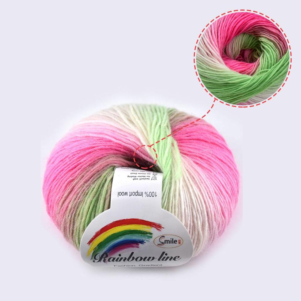 6pcs 300g Amigurumi Wool Yarn Knitting Crochet Yarn Bundle Vibrant DIY Wool Balls for Plush Toys Blankets Premium Craft Yarn Assortment
