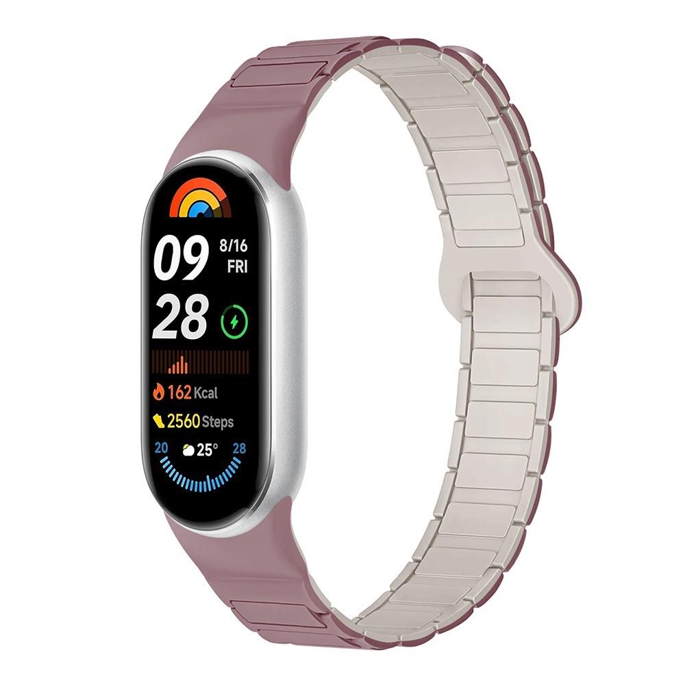 Silicone Strap For Xiaomi Mi Band 10 9 8 Wristband Accessories Magnetic Bracelet Belt Pulseira Correa Xiaomi Smart Band 8 9 10
