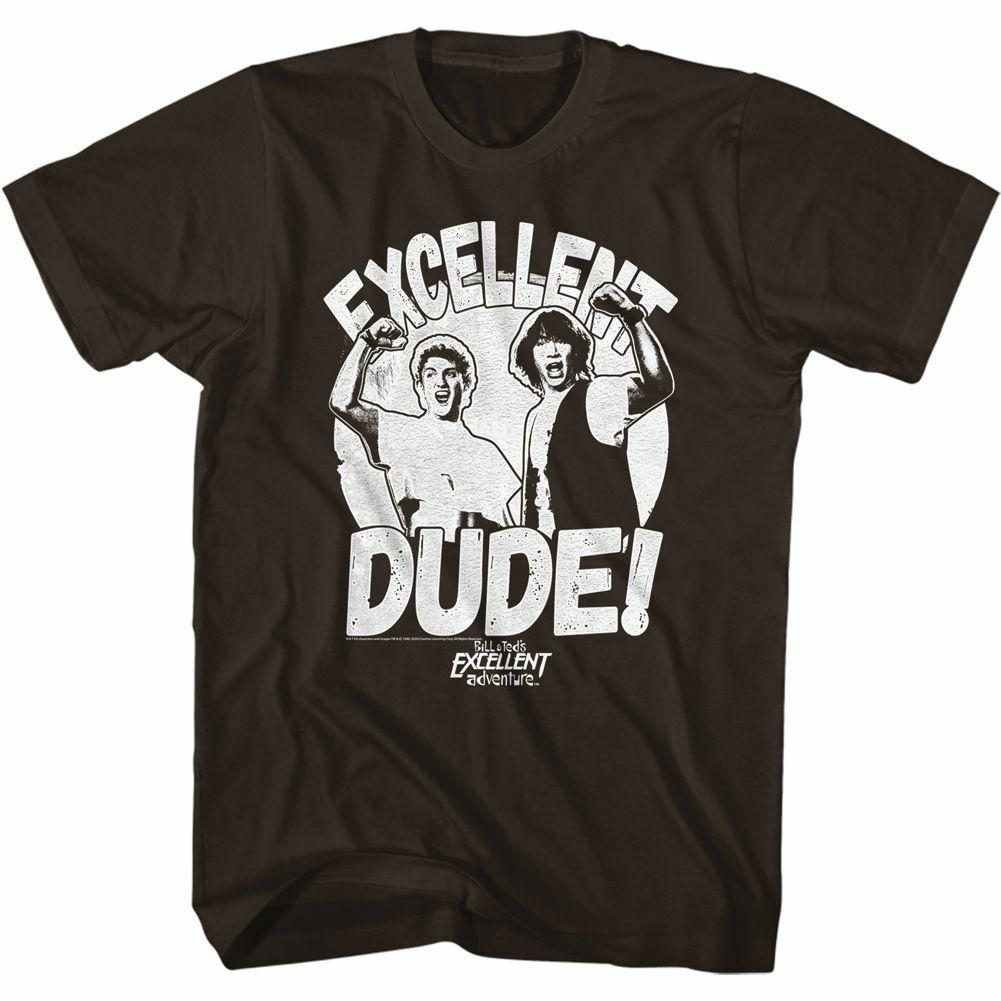 Bill And Ted White Dudes Dark Chocolate Adult T-Shirt S