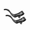 1pair Aluminum Alloy 24mm Mountain Bike Disc Brake Bar Handle   Cycling Accessory (Black)