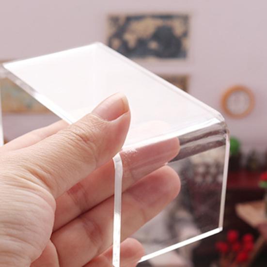 Furniture Model Table Good Craftsmanship Adorable Plastic Dollhouse Coffee Small Table Leisure Mini Model for Micro Landscape