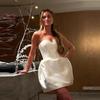 Sexy Abito da Festa Senza Spalline Donna Schiena Scoperta Senza Maniche Slim Femminile Abiti a Petalo 2026 Primavera Estate Nuovi Abiti da Sera per Club a Colore Unito