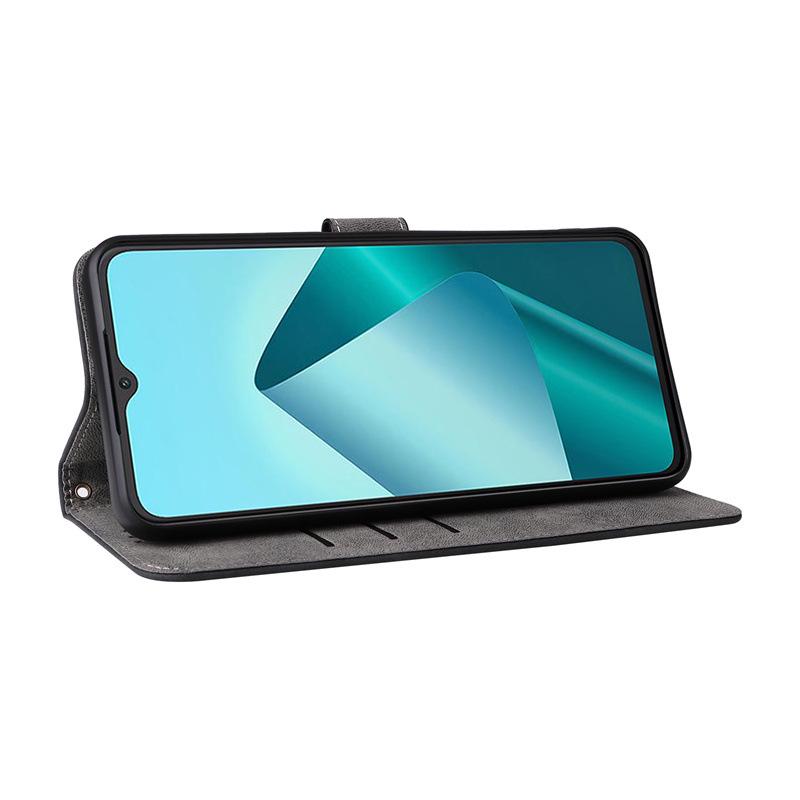 Wiko T20 Leder-Klapphülle mit Kartenhalter und Diebstahlschutz