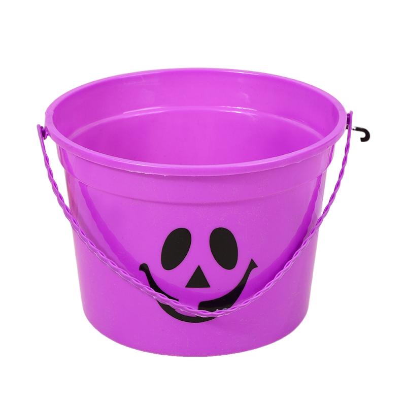 Pumpkin Bucket Trick or Treat Bucket Party Supply Halloween Candy Container Halloween Bucket