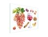 SZKLANA DESKA DO KROEJNIA 30x22 WINO