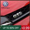 2026 Quente Para VOLKSWAGEN VW Emblema de Metal 3D GTD para Porta-malas Traseiro Adesivo Emblema da Grade Frontal Para VW Polo GTD MK4 MK5 MK6 MK7 Gol