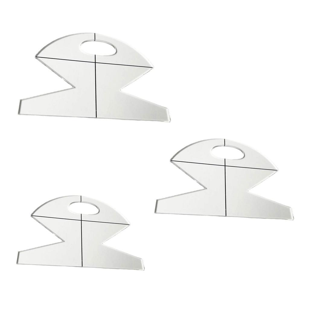 Bowl Cozy Pattern Templates 5Inch 10Inch 16Inch Acrylics Patchwork Templates Quilting Ruler for Patchwork Sewing Pattern