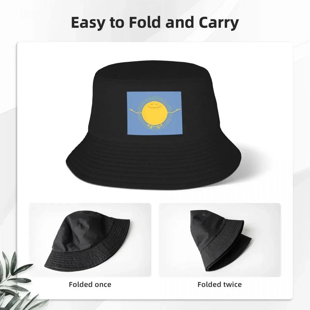 Sun Worshipper Bucket Hat Panama For Kids Bob Hats Outdoor Fisherman Hats Summer Beach Fishing Unisex Caps