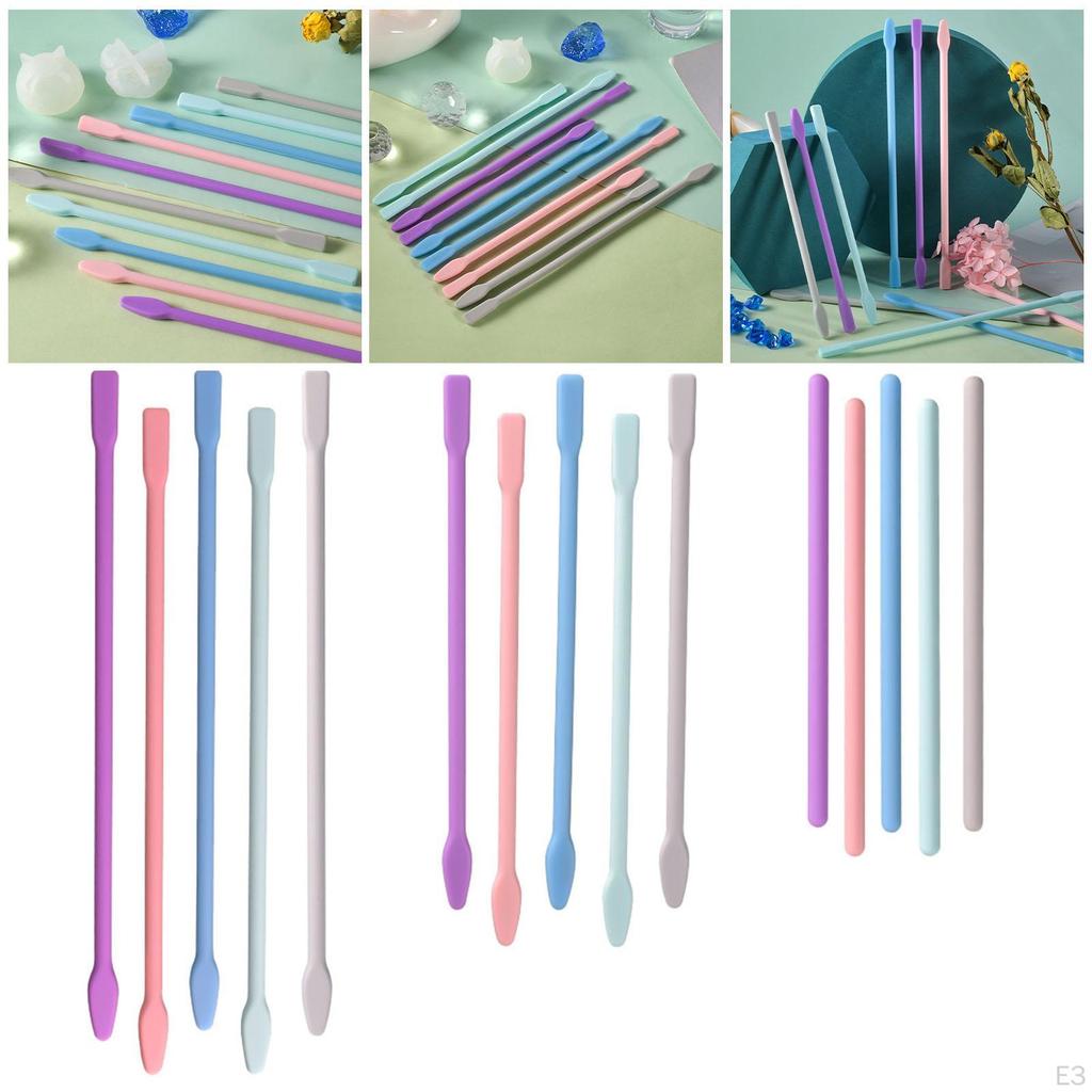 5 Pack of Silicone Tools for Epoxy and Liquid Mixing