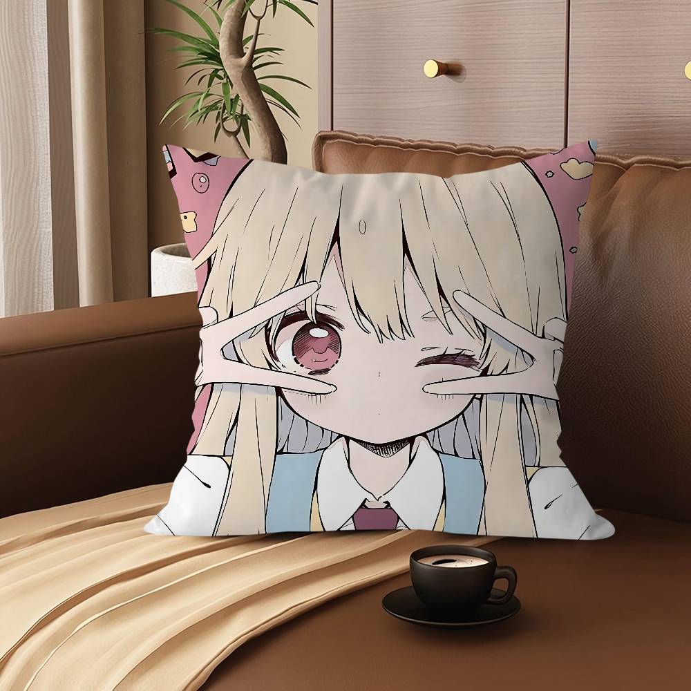 M-Mashiro Shiina Pillowcase Toon Gift Cushion Cover Bedroom Home Sofa Chair Seat Decor Pillow Case