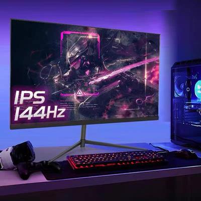 24palcový monitor EsportsComputer – FHD 1080P IPS monitor 165Hz LED monitor 99% SRGB HDMI VGA zařízení pro nastavení sklonu Černá Bílá