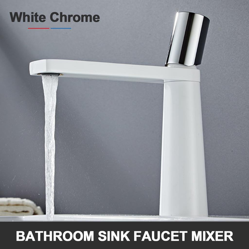 Bathroom Sink Faucet Single Hole Tall High Lavatory Vanity Basin Mixer Tap Commercial Modern Commercial Vessel Sink