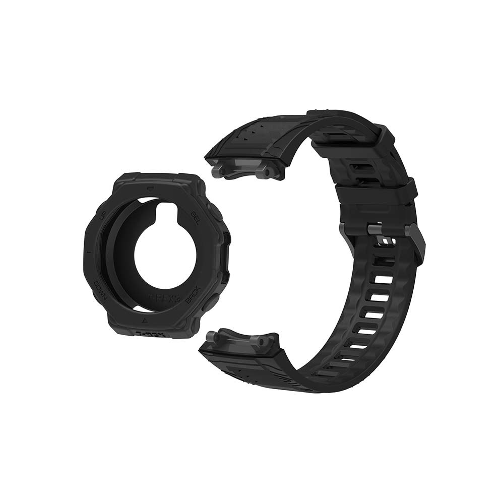 

Silicone Strap For Huami Amazfit T-REX 3 With TPU Protective Case Sport Wristband Fitness Bracelet Smart Watch Bands Accessories