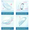 FUNSACHY 1 Pair Coloron Contacts Lens Yearly Use Natural Black Korean Brown Eyes Contact Pupils Cosmetics Fashion Softlen Yearly