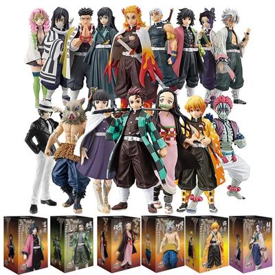 Tueur de Fantômes Personnage d'Anime Zaomen Tanjiro Haricot Toi Ma Femme Shanyi Modèle en PVC Fait Main Ornement Périphérique d'Anime Cadeau d'Anniversaire