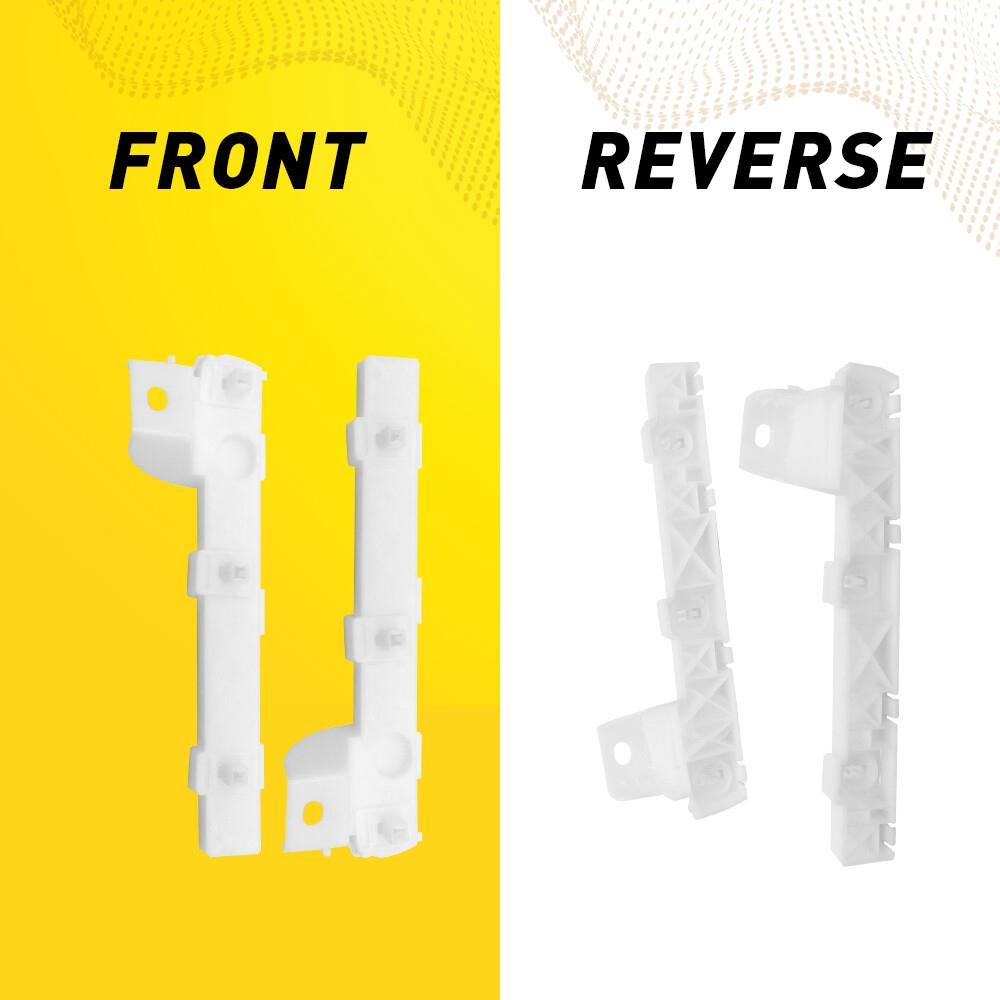 2PCS Left & Right Front Bumper Support Brackets For 2008-2017 Lancer Except Evo