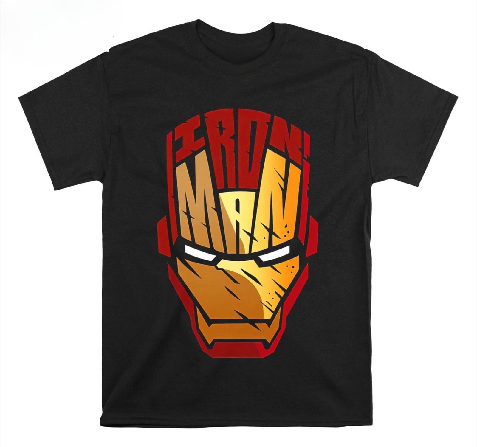 

Футболка «Железный человек» из комикс-вселенной, мужская, женская, унисекс, летний хлопковый топ, с коротким рукавом, уличная одежда, осенне-зимнее нижнее белье L