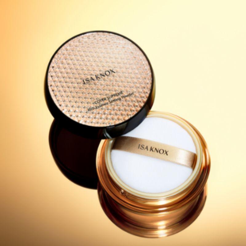 ISA KNOX Cover Supreme Rich Essence Setting Powder 30g Korean Fixing Powder Smooth Finish Makeup