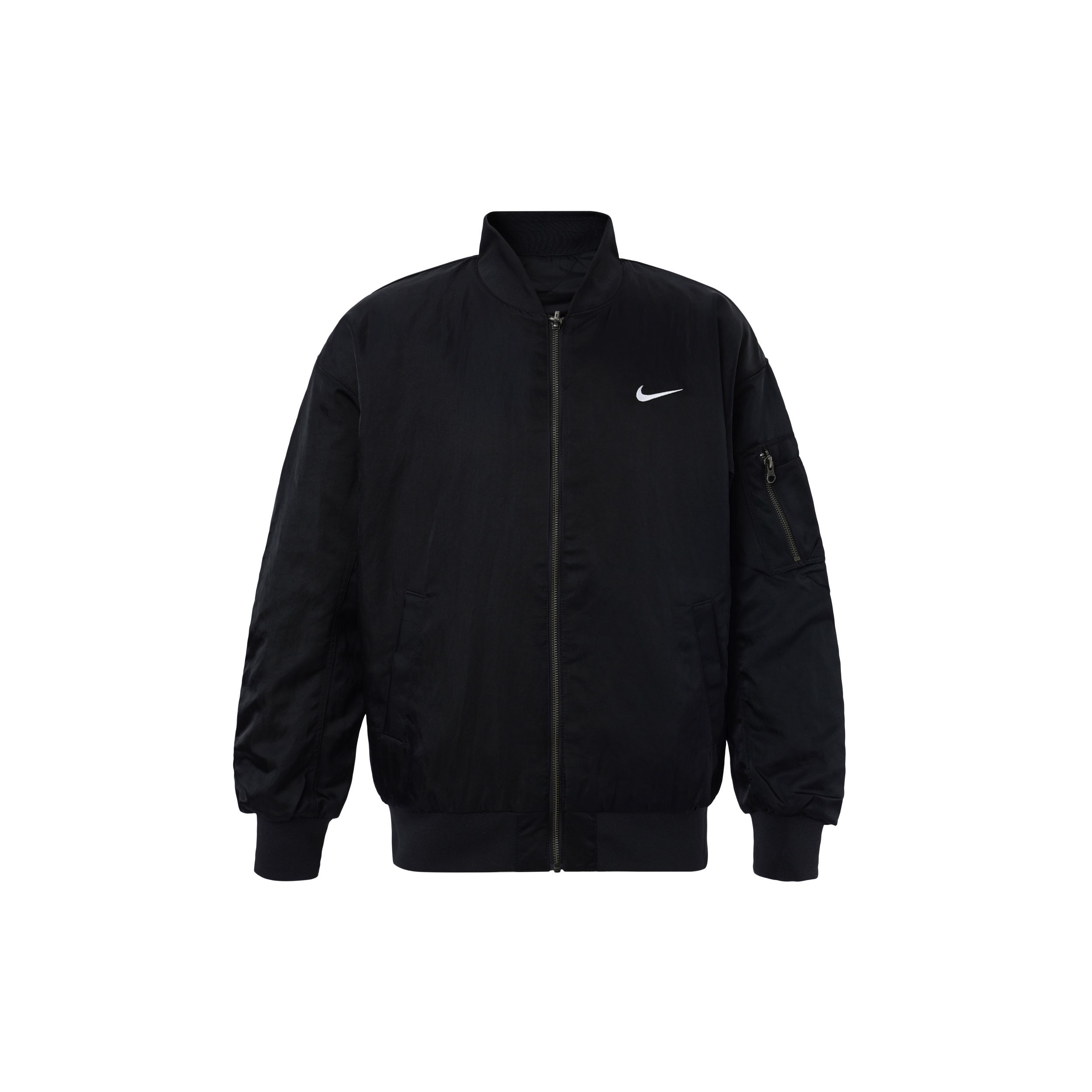 Nike izšūts logotips, reversa, ar rāvējslēdzēju
