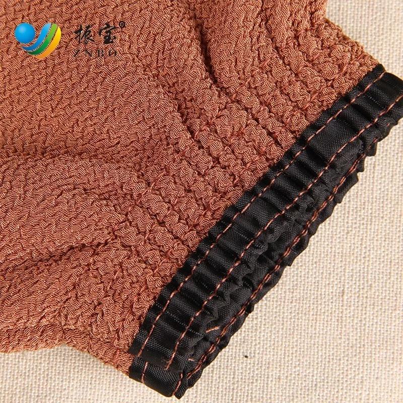 Plant Fiber Korean Exfoliating Body Massage Scrub Glove Deep Cleaning Bath Gloves Non-slip Shower Scrubber Adult