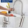 Pull-out Kitchen Faucet Single Hole Tap Brushed/Black G1/2 Kitchen Faucet Black Surface Water Faucet Kitchen Sink Faucet