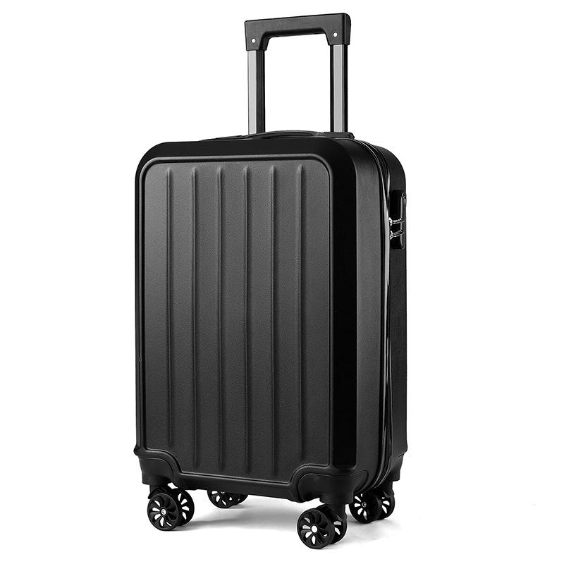 20-Inch Solid Color Suitcase with Logo Printing, Universal Wheels & Combination Lock