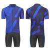 Men Breathable Quick Dry Comfortable Short Sleeve Jersey and Padded Shorts Cycling Clothing Set