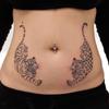 Advanced Sense Of Thorn Wings Ferocious Tiger Butterfly Small Picture Lines Finger Waist Belly Tattoo Sticker