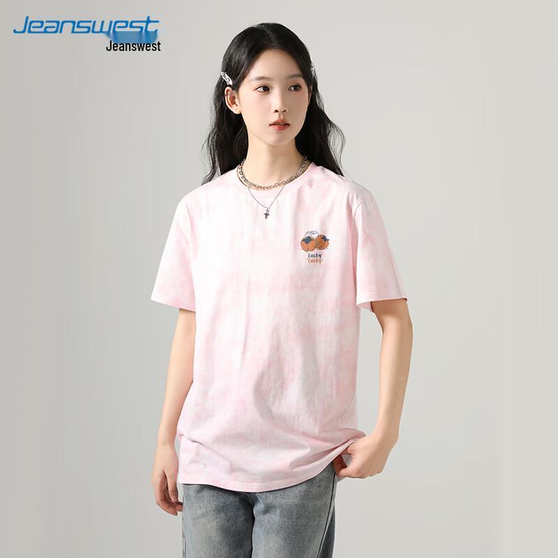 Jeanswest Women s American Retro Tie-Dye Short Sleeve T-Shirt XL