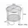 Big Stainless Steel Fine Mesh Strainer Gravy Soup Taste Spice Box Basket Brine Hot Pot Slag Separation Colander Strainers Basket