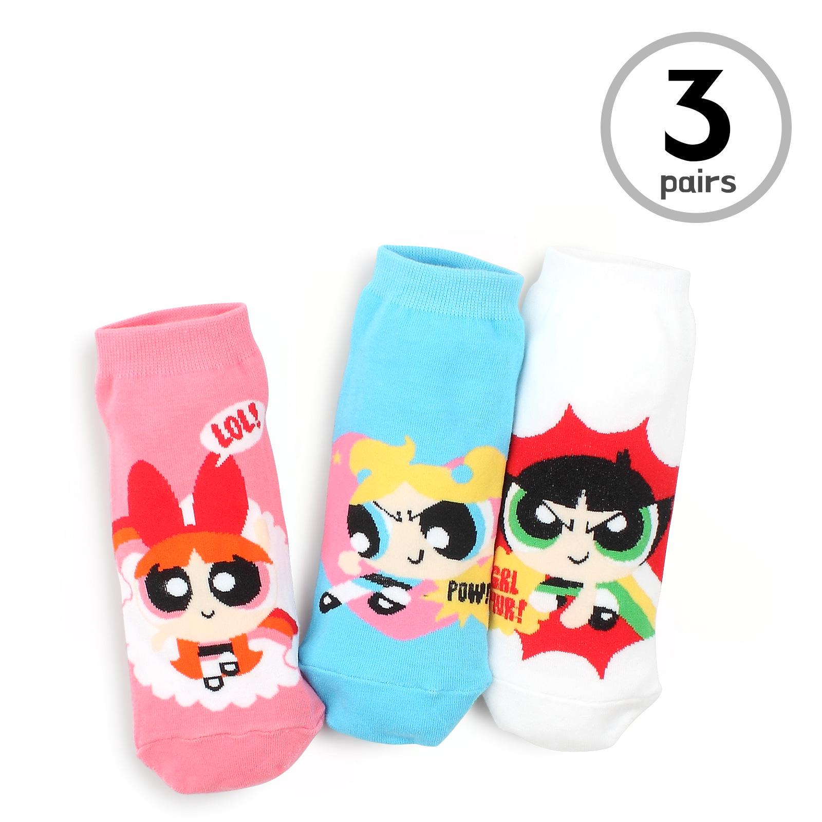 

Низкие носки с лицензионным персонажем The Powerpuff Girls BN46 23cm - 25cm